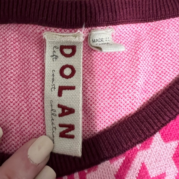 Anthropologie Dolan Left pink Sweater - Picture 2 of 10